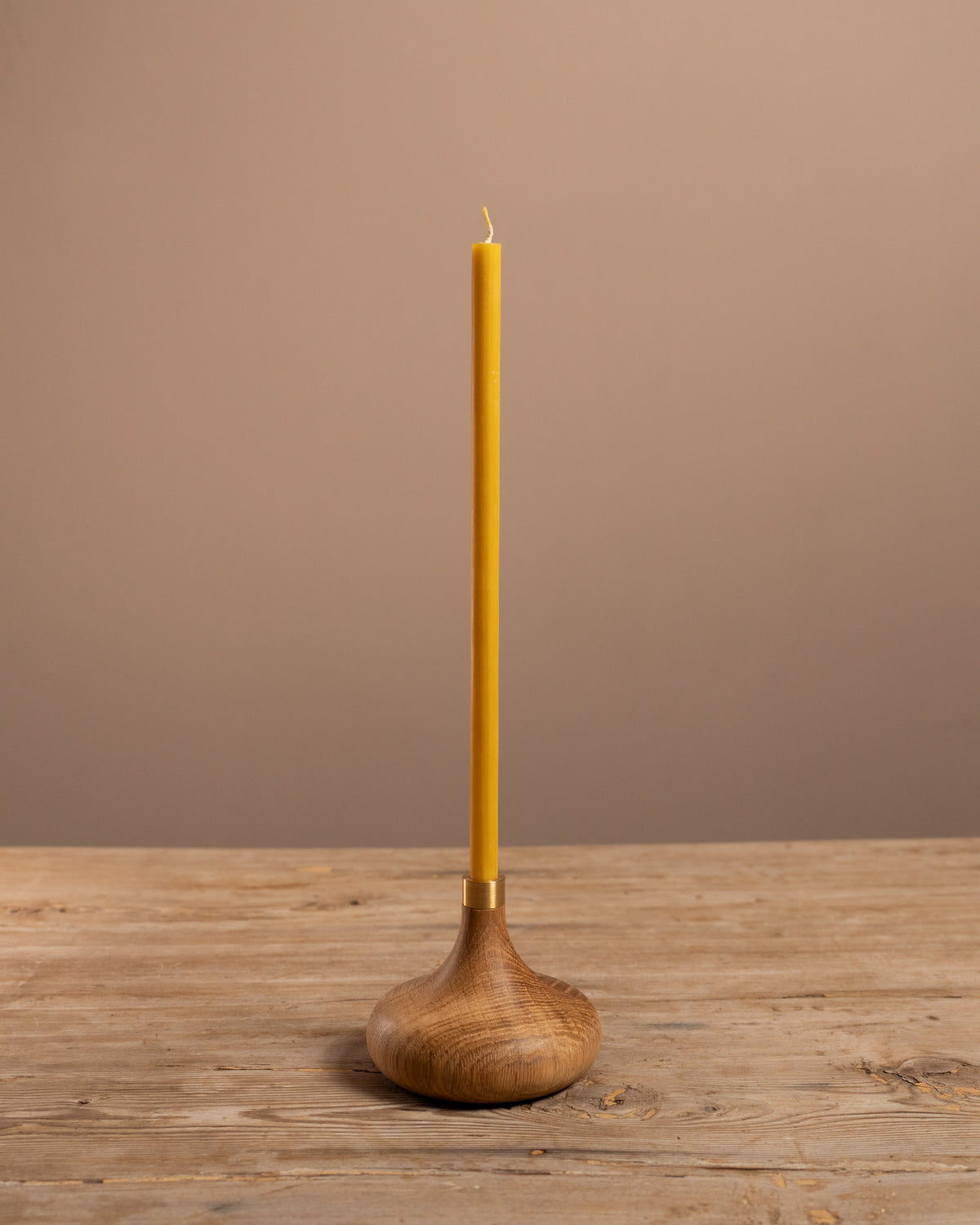 Pair Beeswax Dinner Candles