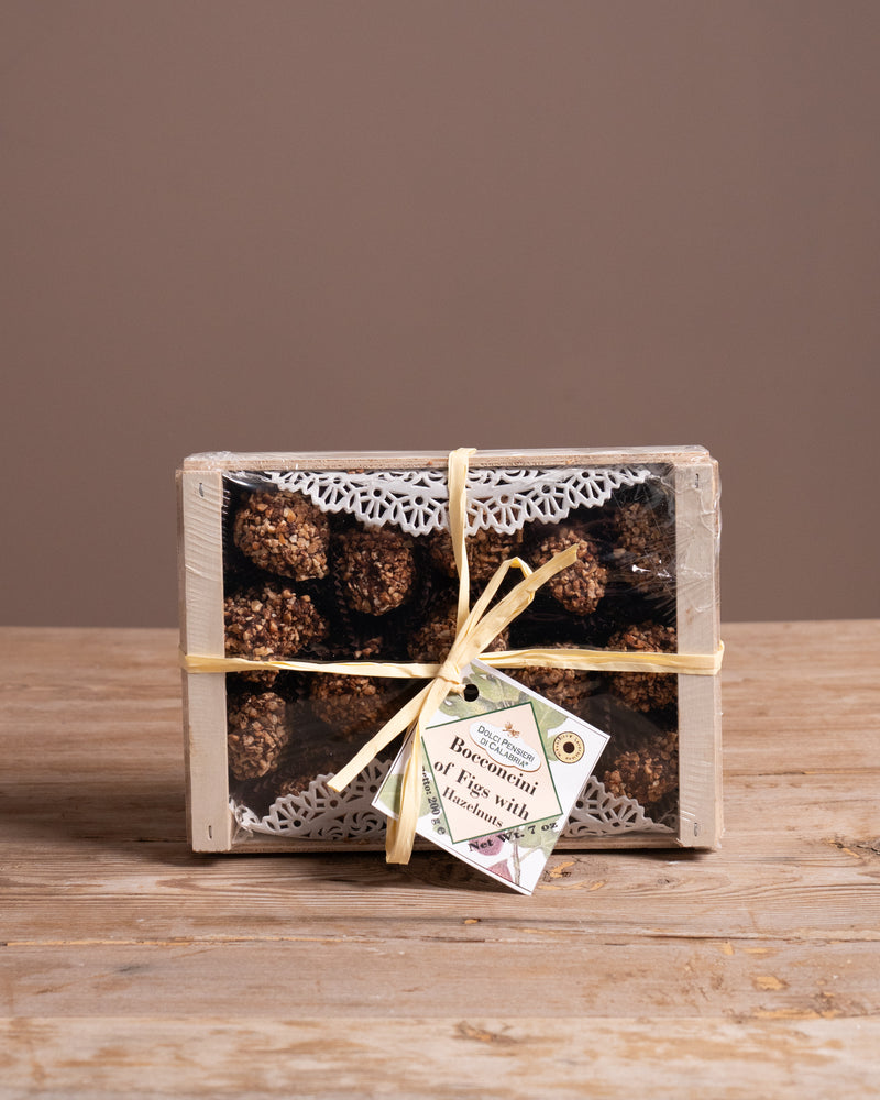 Chocolate Candied Figs with Hazelnuts