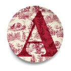 Give Us A Toile Monogram Plate (Pre-Order)