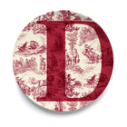 Give Us A Toile Monogram Plate (Pre-Order)