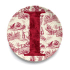 Give Us A Toile Monogram Plate (Pre-Order)