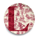 Give Us A Toile Monogram Plate (Pre-Order)