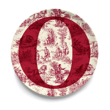 Give Us A Toile Monogram Plate (Pre-Order)
