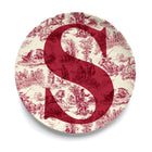 Give Us A Toile Monogram Plate (Pre-Order)
