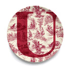 Give Us A Toile Monogram Plate (Pre-Order)
