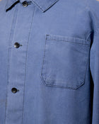 Blue cotton work jacket