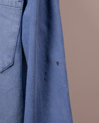Blue cotton work jacket
