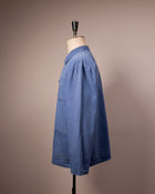 Blue cotton work jacket