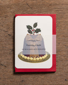 Christmas Pudding Greetings Card