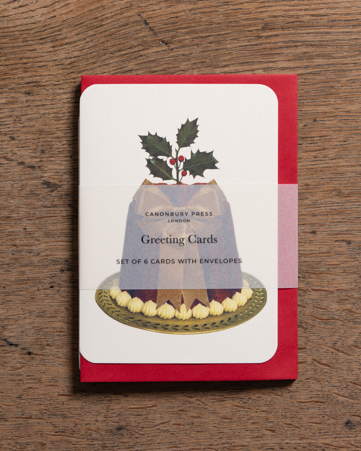 Christmas Pudding Greetings Card