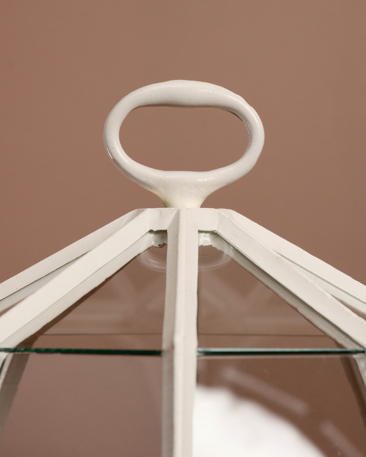 Octagonal glazed garden cloche
