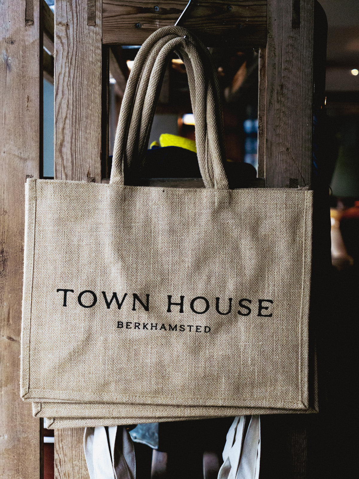 Town House Jute Bag