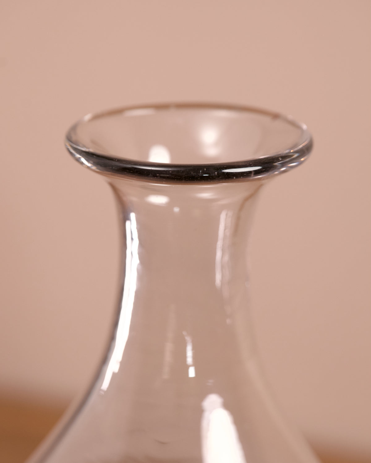 French Carafe on wooden table