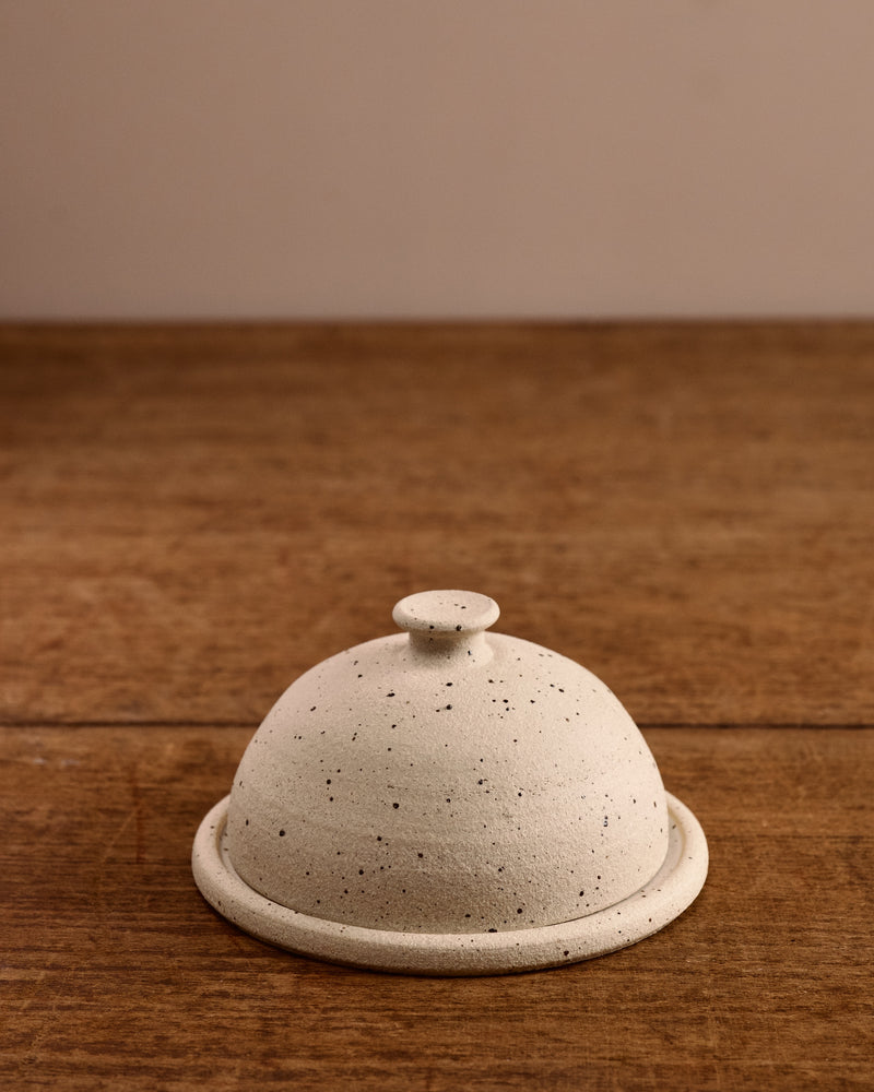 Stoneware Butter Dish