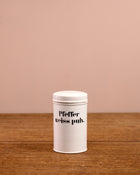 FOUND | Porcelain Apothecary Canisters