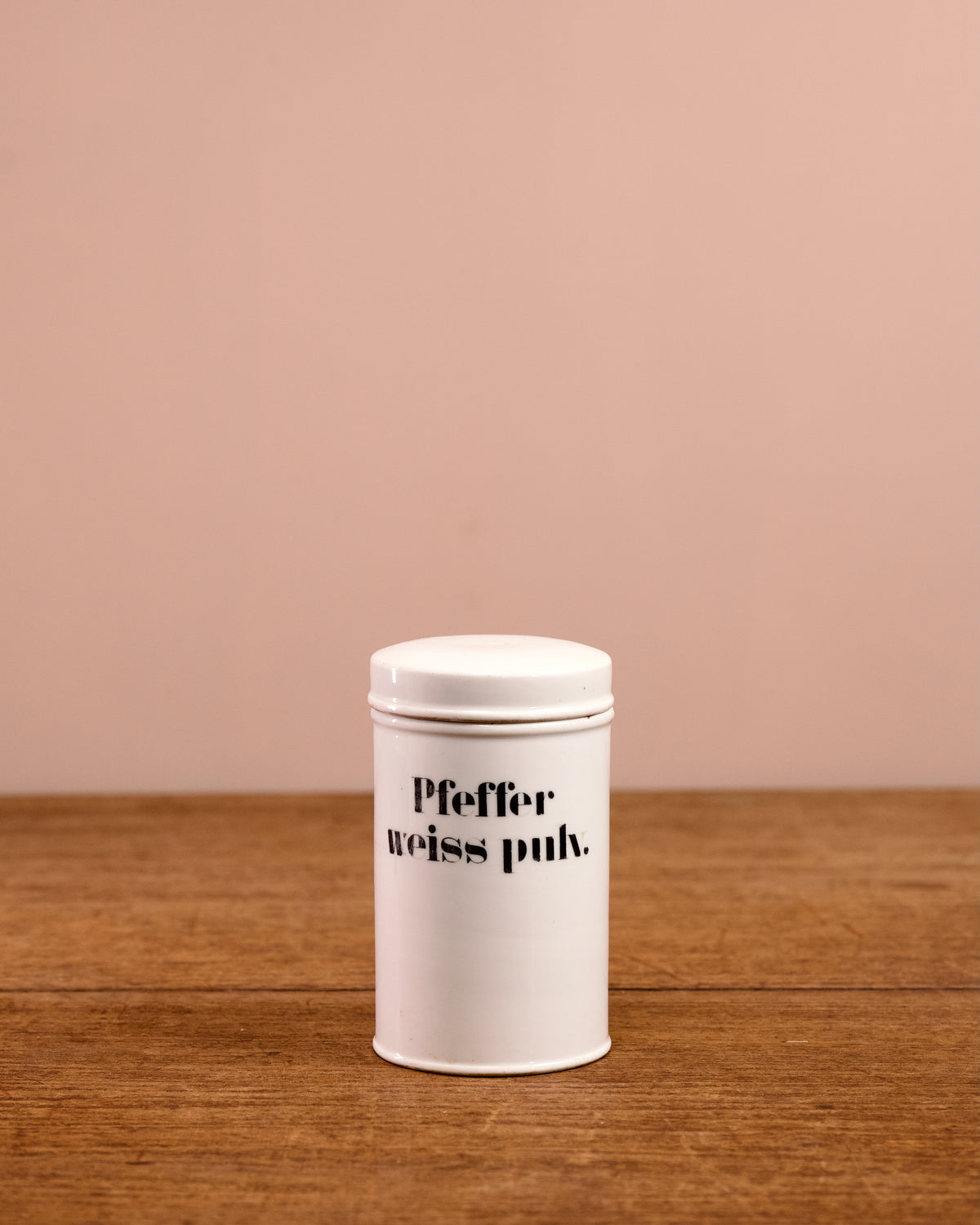 FOUND | Porcelain Apothecary Canisters