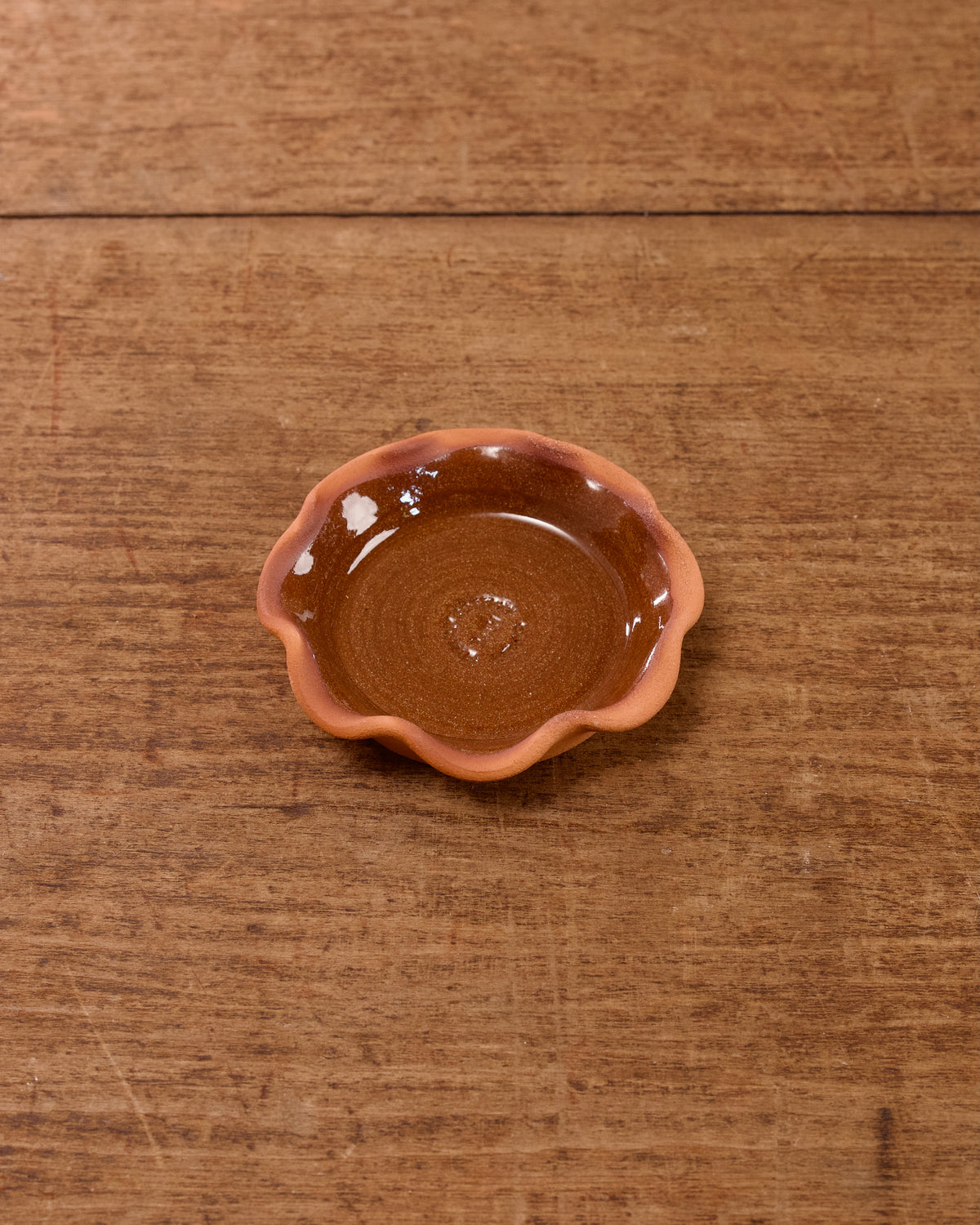 Mini Scalloped Pot