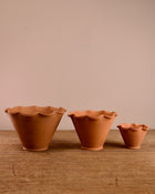 Scalloped Terracotta Pot