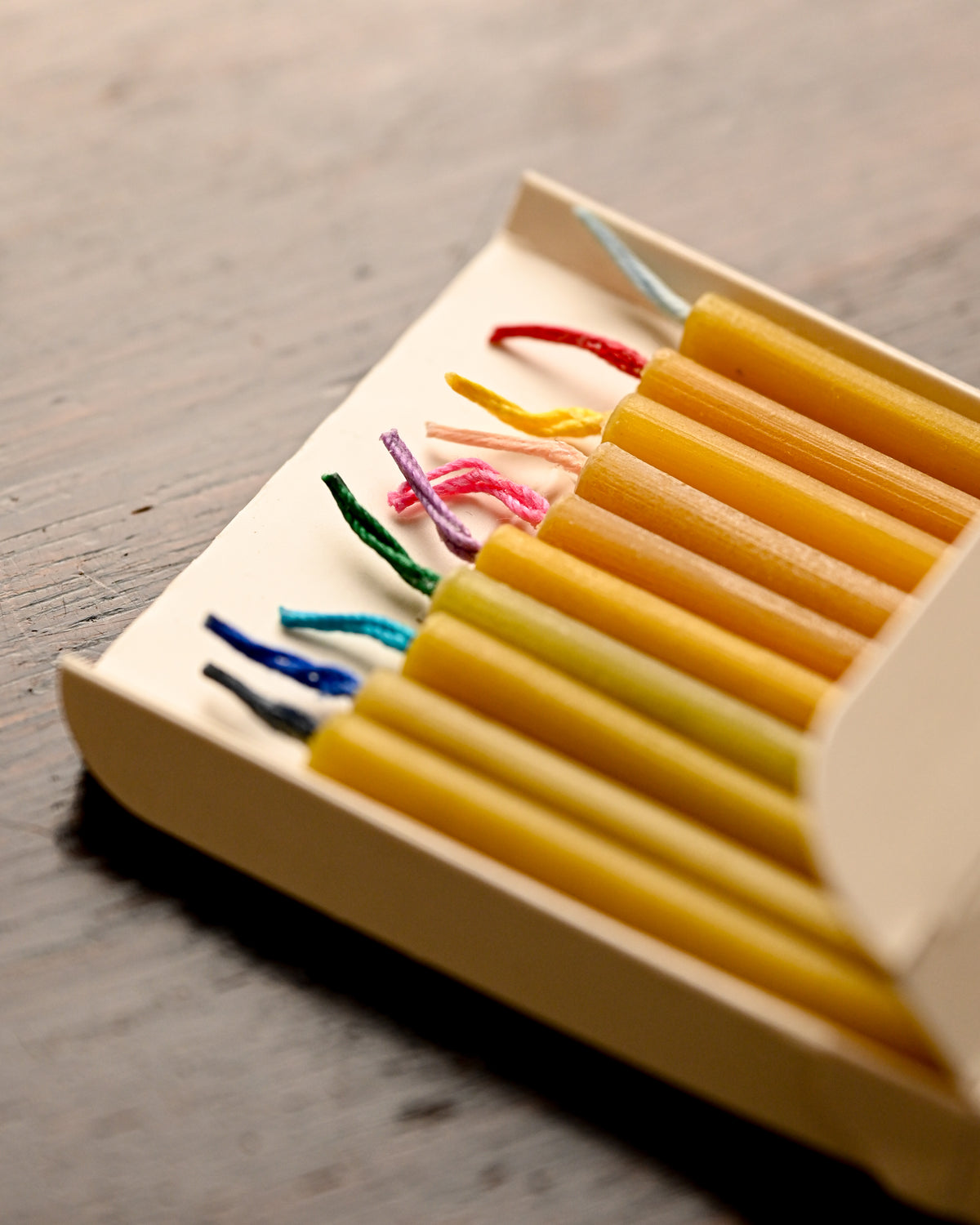 Beeswax Birthday Candles